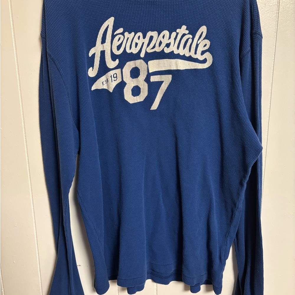 Y2K Aeropostale Blue Long Sleeve Shirt